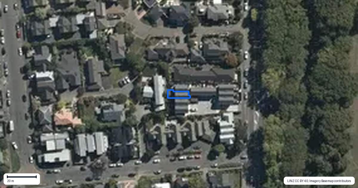 Property context map for 7/77 Deans Avenue, Riccarton, Christchurch