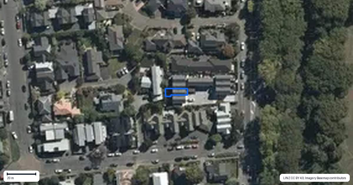 Property context map for 8/77 Deans Avenue, Riccarton, Christchurch