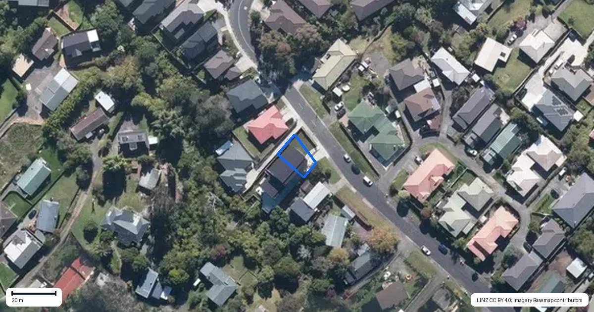 Property context map for 64A Sungrove Rise, Sunnyvale, Auckland