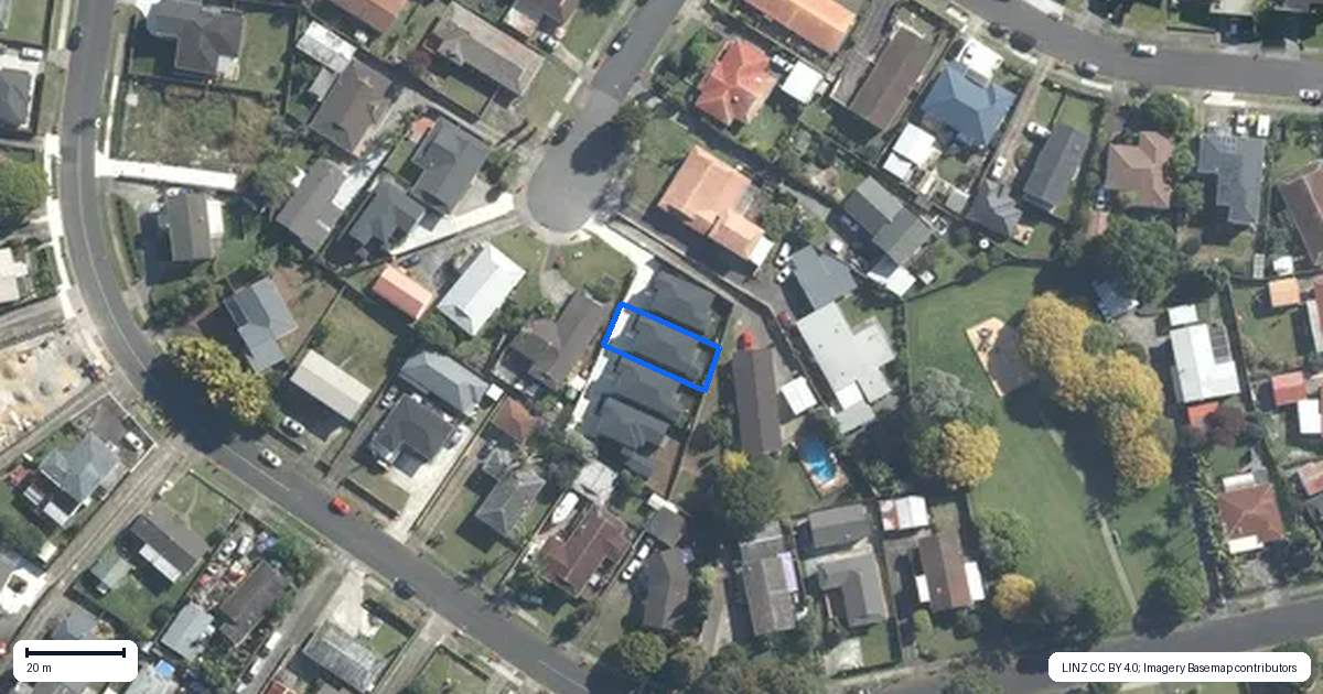 Property context map for 26B Tupaki Place, Pakuranga Heights, Auckland