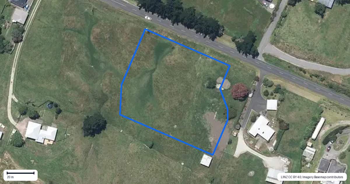 Property context map for 229 Tayforth Road, Westmere, Whanganui