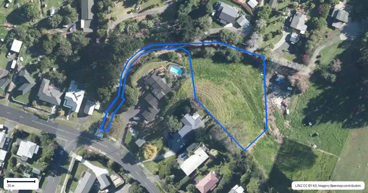 Property context map for 46A Victoria Avenue, Waiuku