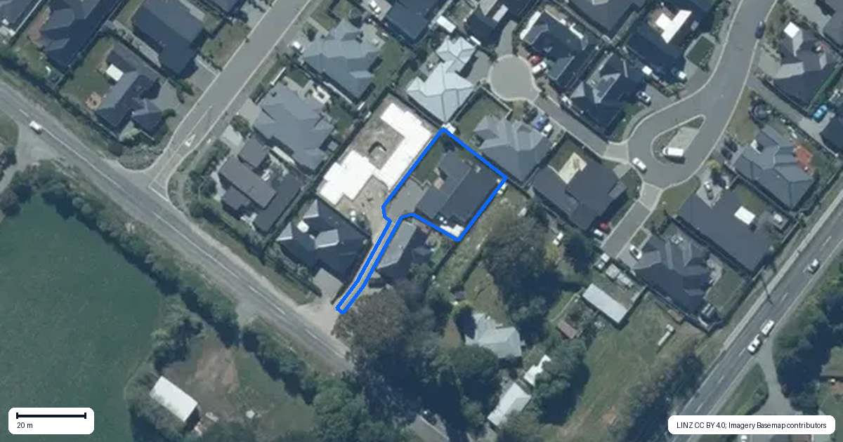Property context map for 154A Hamptons Road, Prebbleton