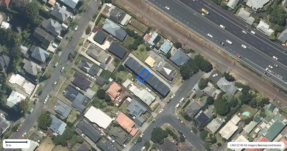 Property context map for 5/16 Mapau Road, Greenlane, Auckland