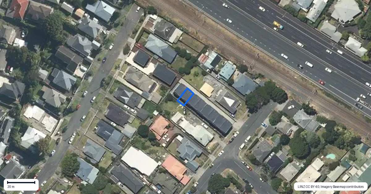 Property context map for 7/16 Mapau Road, Greenlane, Auckland