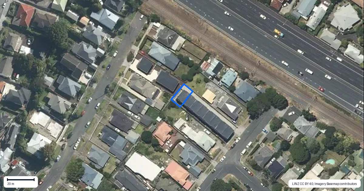 Property context map for 8/16 Mapau Road, Greenlane, Auckland
