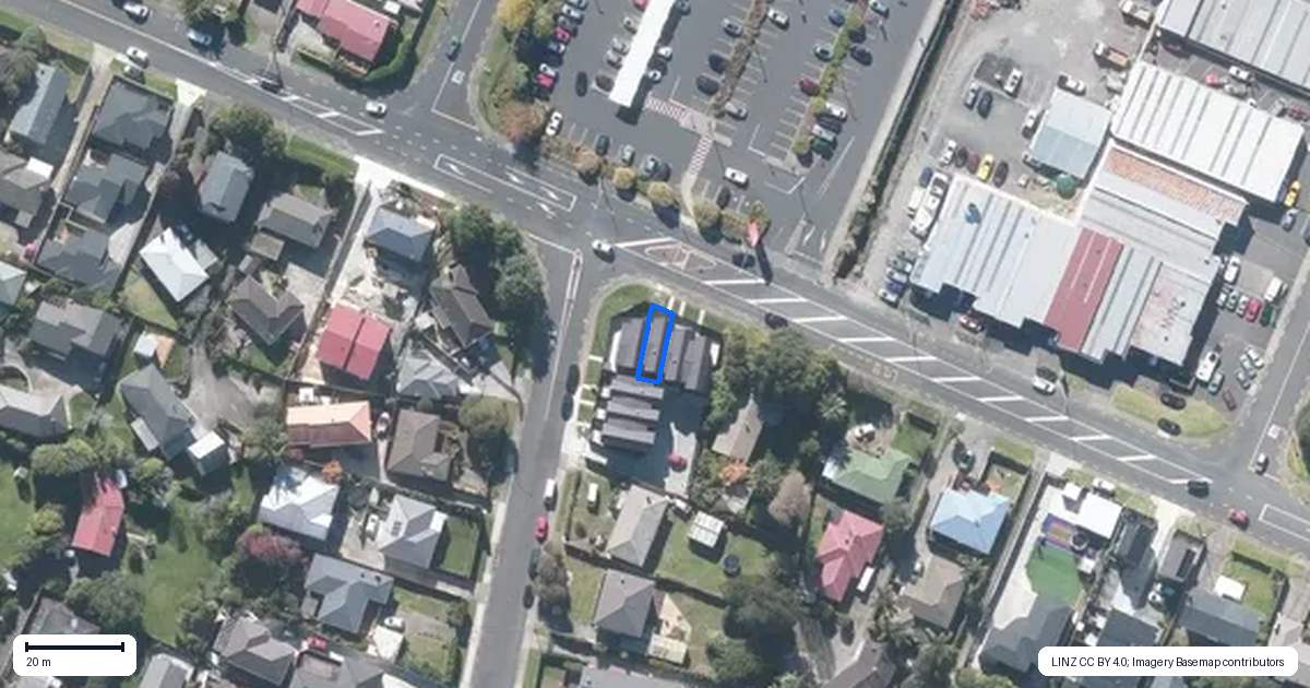 Property context map for 82C Union Road, Howick, Auckland