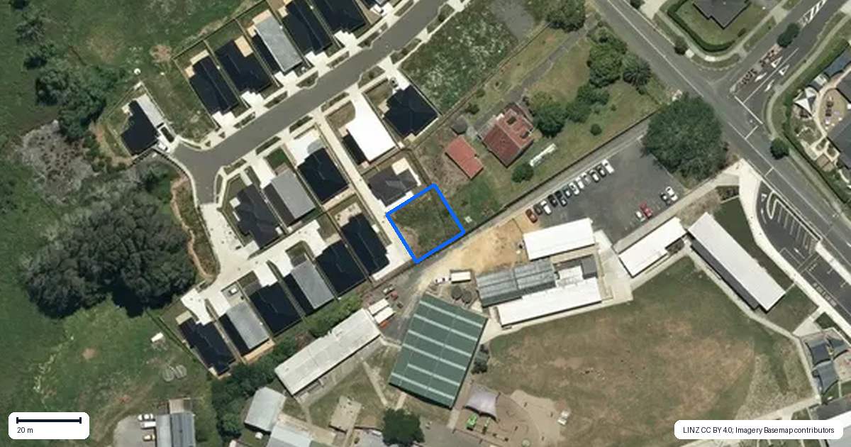 Property context map for 13 Waimaa Lane, Pokeno