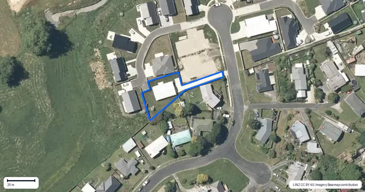 Property context map for 114 Reservoir Street, Putaruru