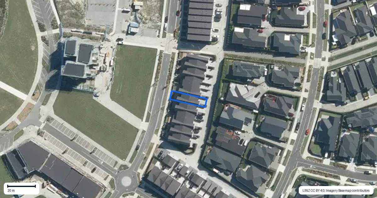Property context map for 156 Dendro Ring Road, Wainui