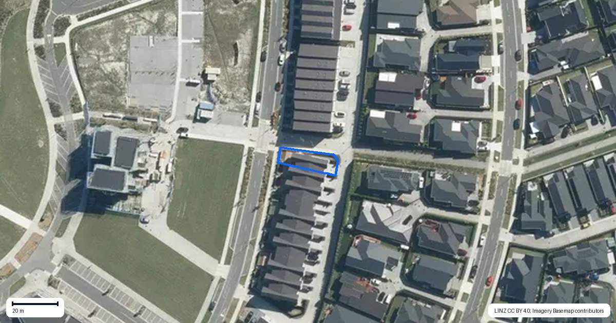 Property context map for 166 Dendro Ring Road, Wainui