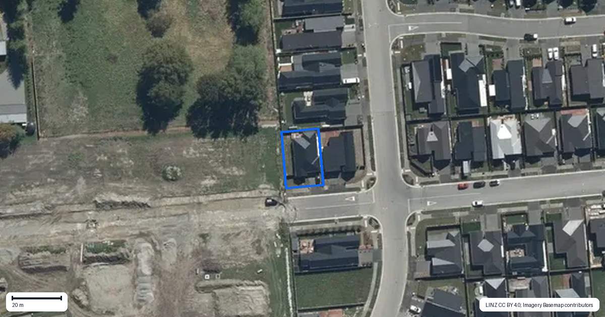 Property context map for 52 Flaxmill Road, Casebrook, Christchurch