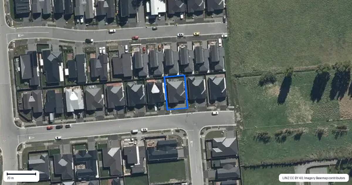 Property context map for 34 Flaxmill Road, Casebrook, Christchurch
