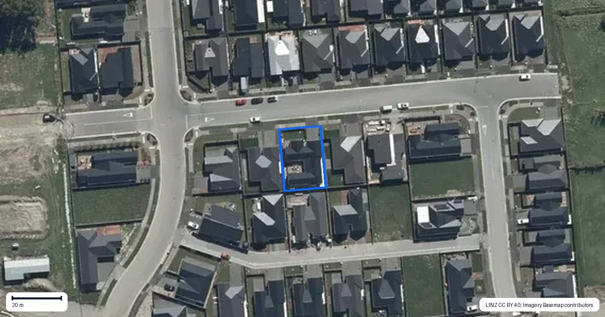 Property context map for 39 Flaxmill Road, Casebrook, Christchurch