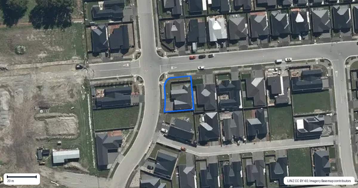 Property context map for 43 Flaxmill Road, Casebrook, Christchurch