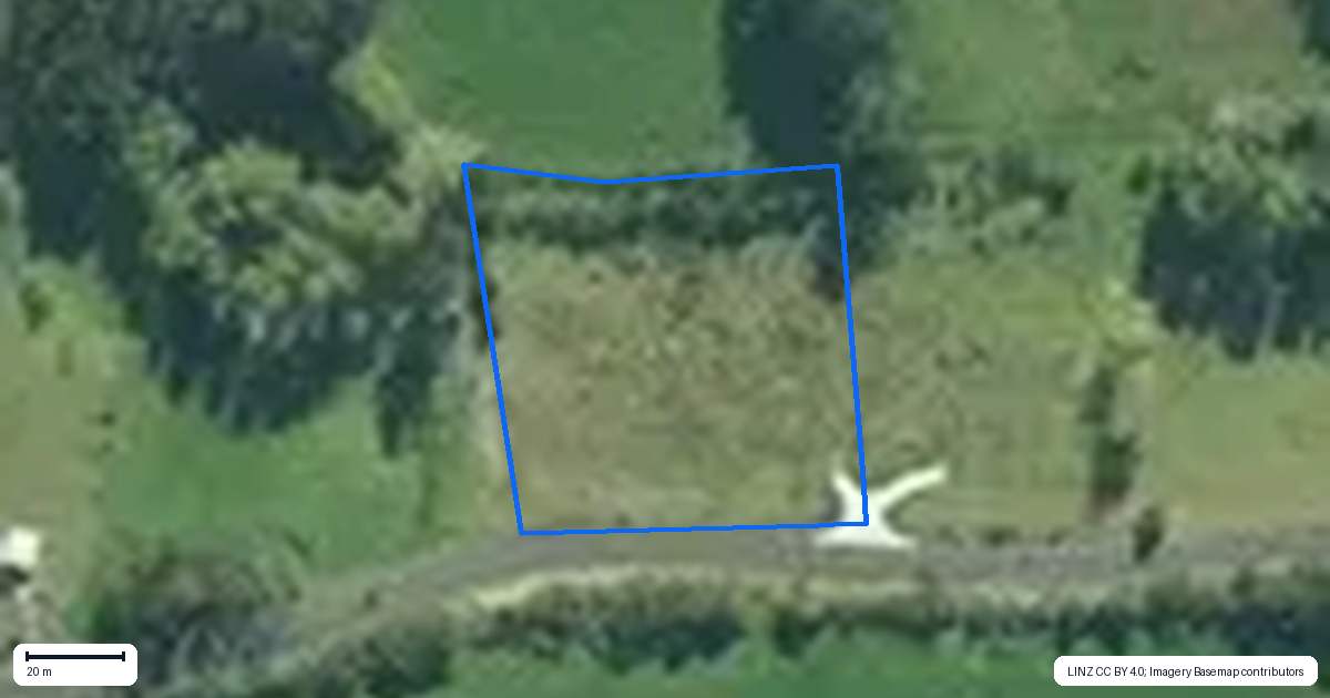 Property context map for 162 King Road, Mangawhai
