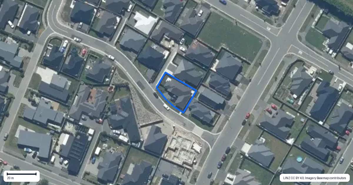 Property context map for 23 Dundeel Lane, Lincoln