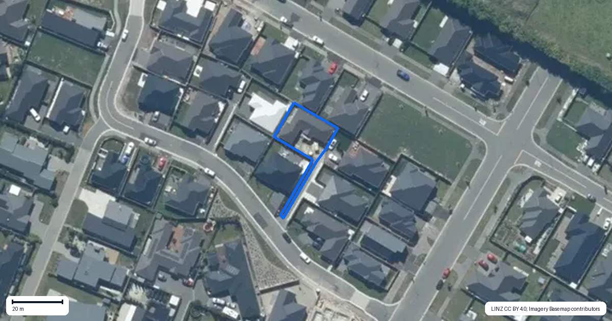 Property context map for 17 Dundeel Lane, Lincoln