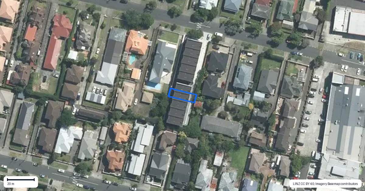 Property context map for 7/12 King Edward Avenue, Epsom, Auckland