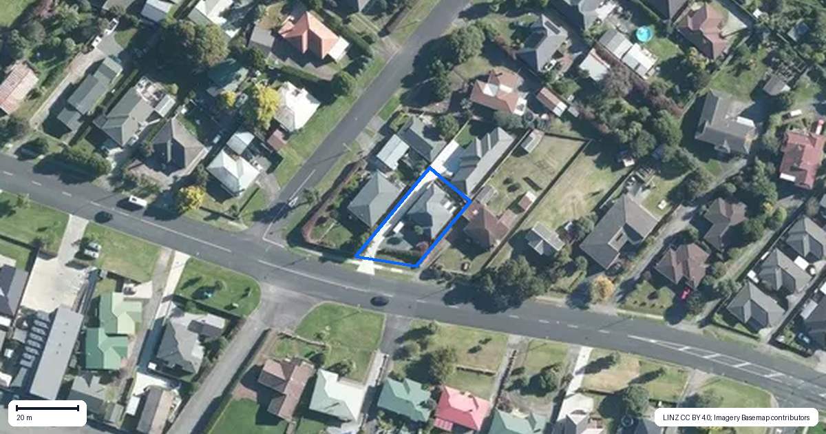 Property context map for 37 King Street, Waiuku