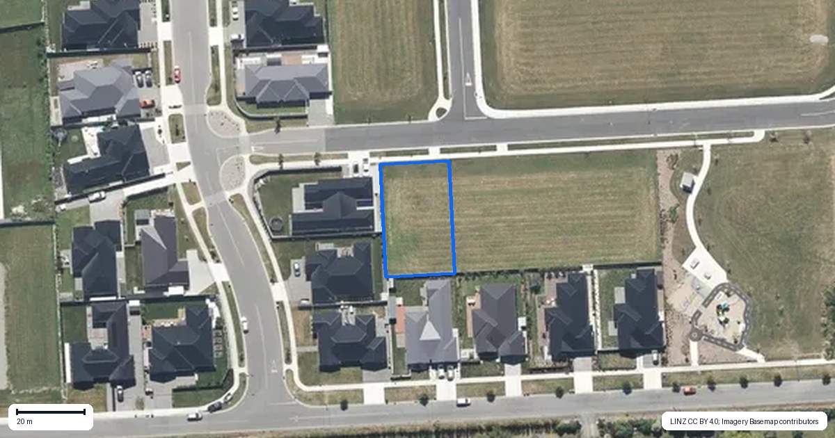 Property context map for 4 Thirlwall Street, Woodend