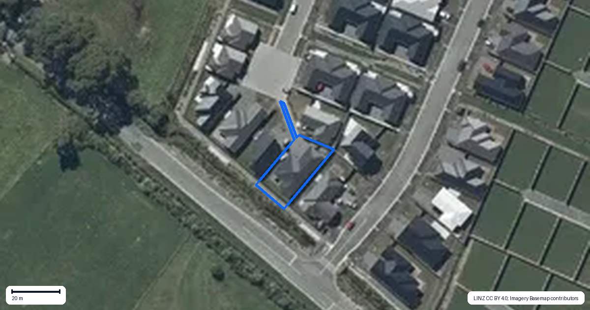 Property context map for 23 Kekewai Place, Halswell, Christchurch