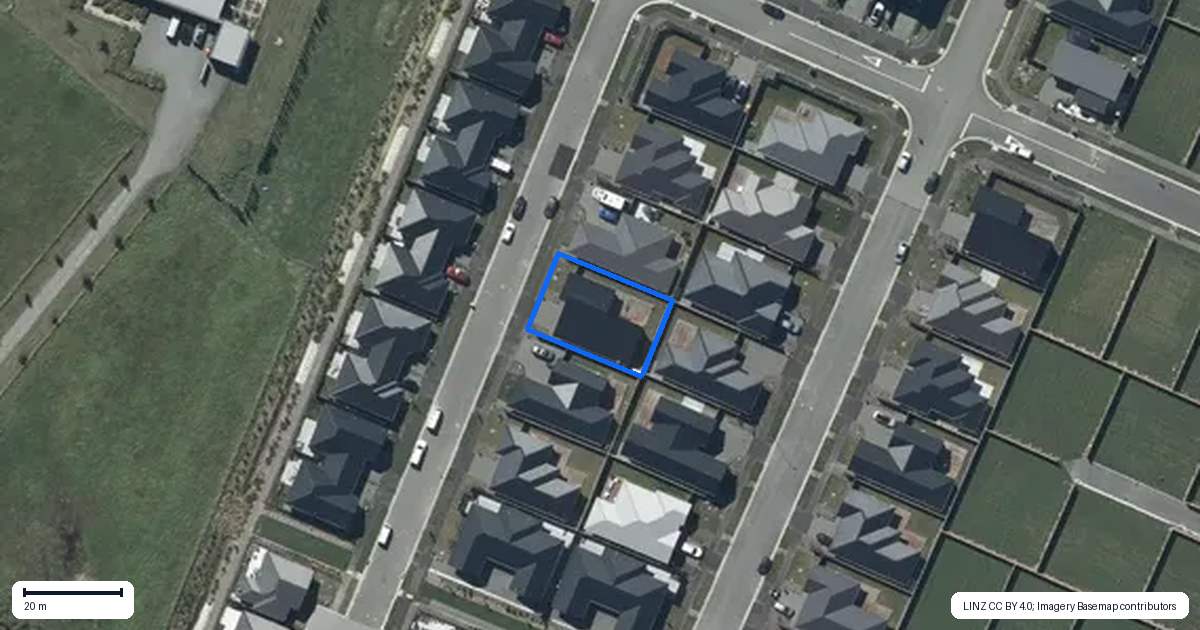 Property context map for 7 Kekewai Place, Halswell, Christchurch