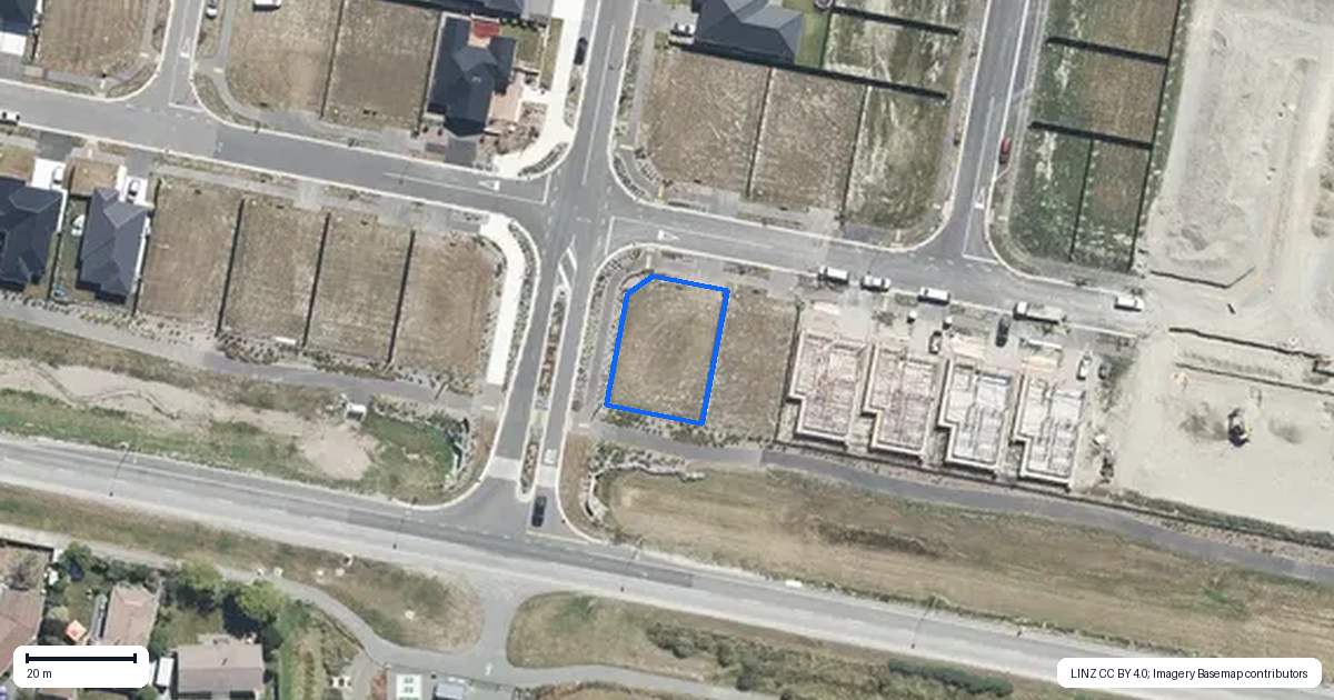 Property context map for 2 McGarry Drive, Kaiapoi