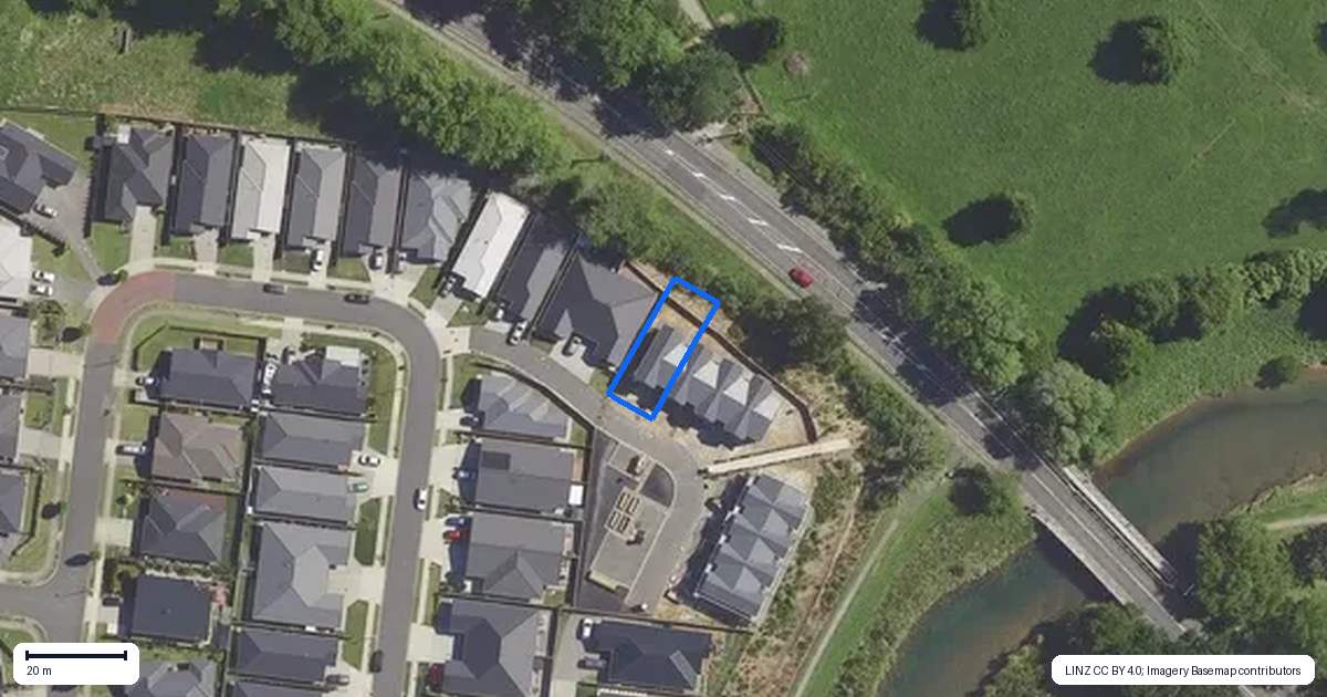 Property context map for 7 Haiku Way, Katikati