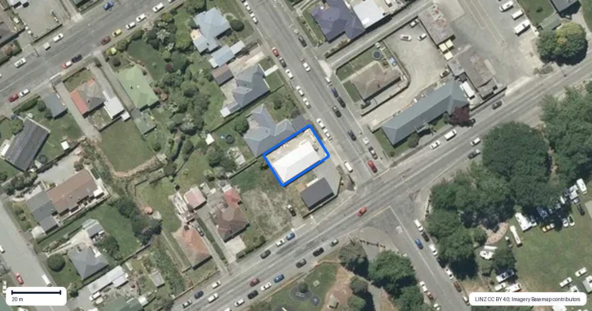 Property context map for 34A Hislop Street, Geraldine