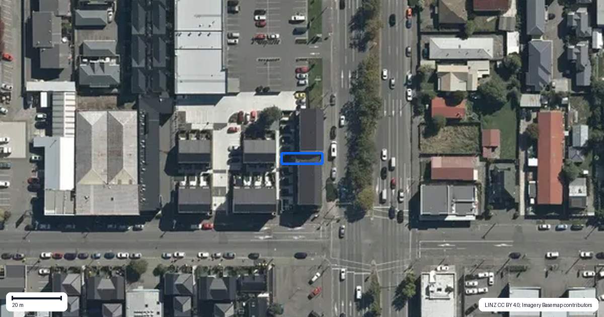 Property context map for 137 Fitzgerald Avenue, Christchurch Central, Christchurch