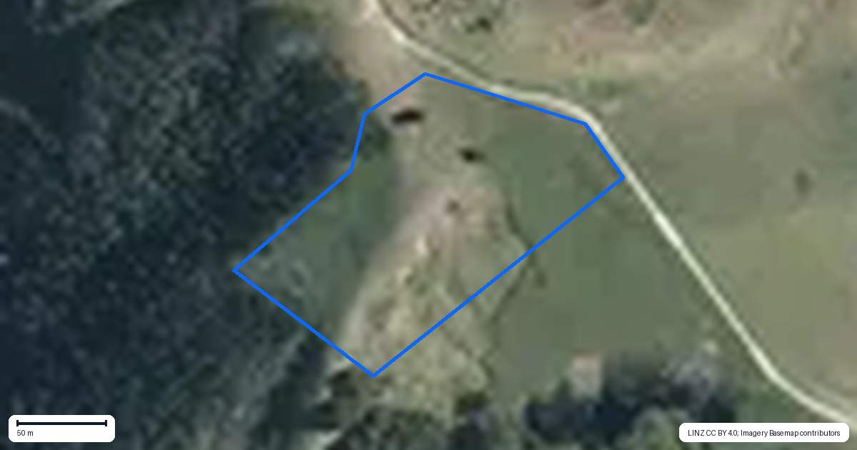 Property context map for 448 Komokoriki Hill Road, Makarau, Warkworth