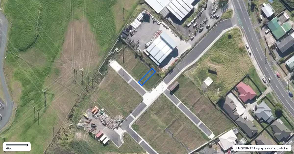 Property context map for 5 Awhi Lane, Massey, Auckland