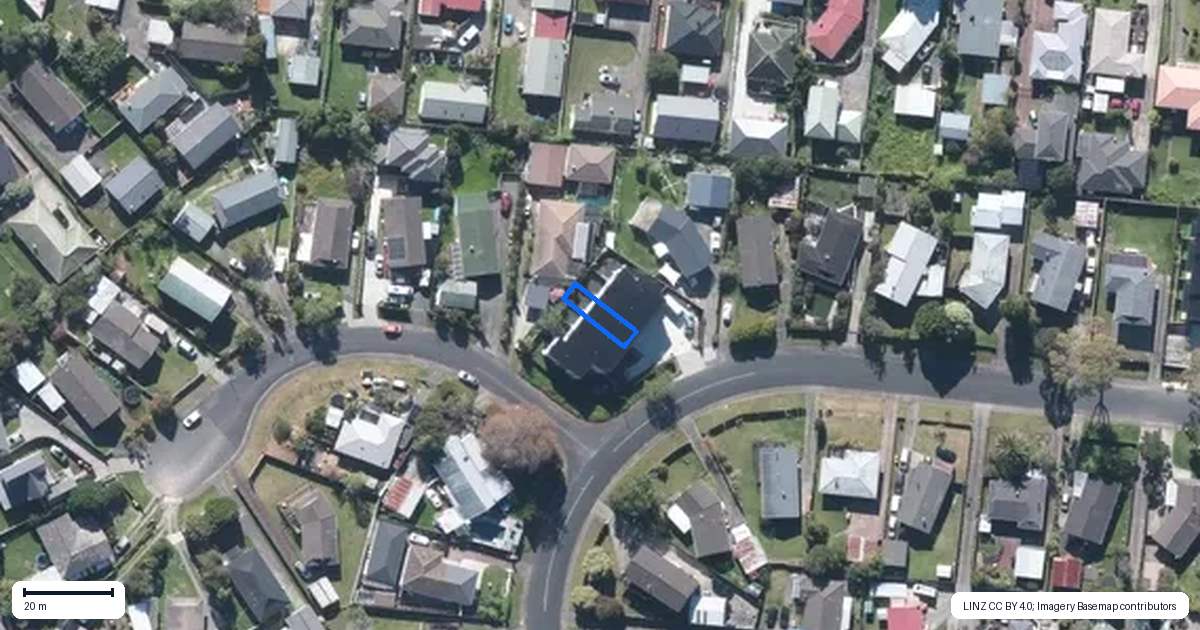 Property context map for 18D Larissa Avenue, Henderson, Auckland
