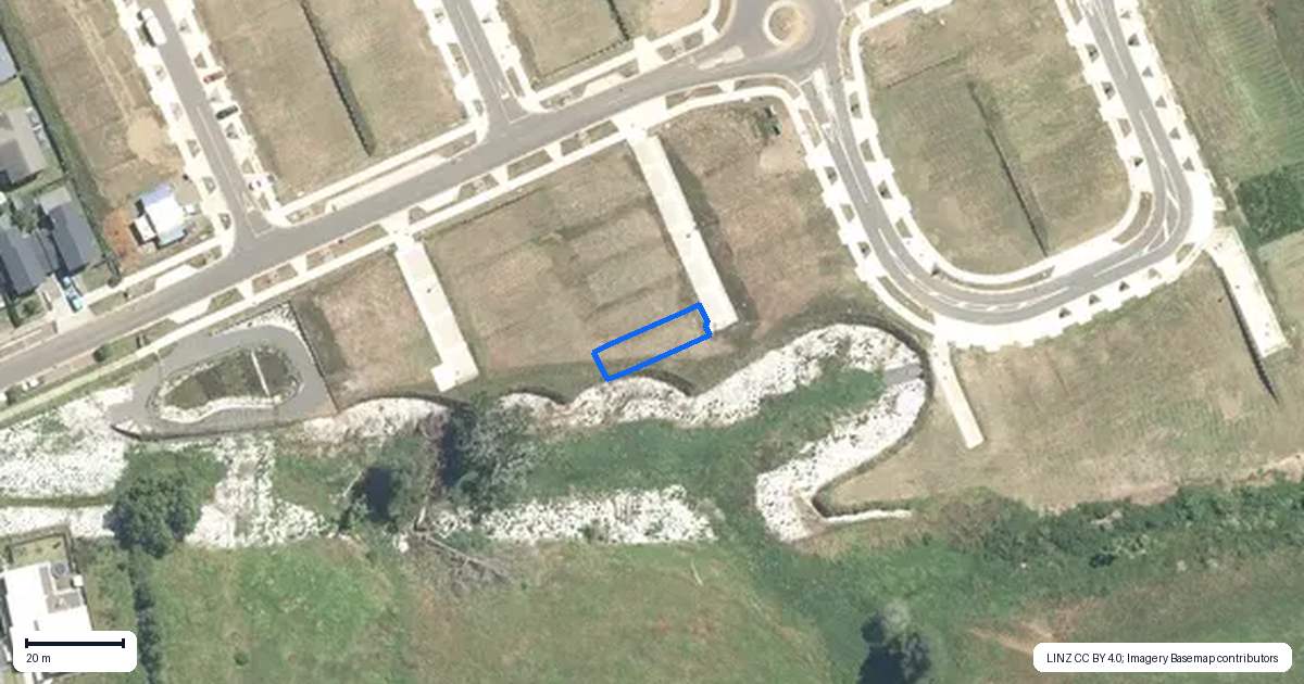 Property context map for 32 Nanjing Road, Pukekohe