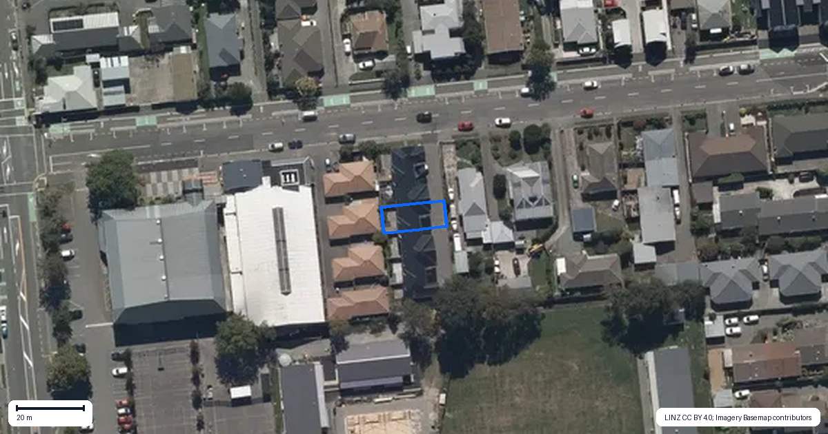 Property context map for 3/69 Elizabeth Street, Riccarton, Christchurch