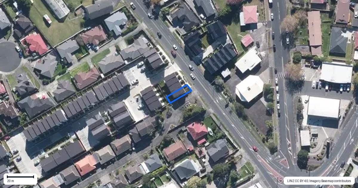 Property context map for 250A Great North Road, Henderson, Auckland
