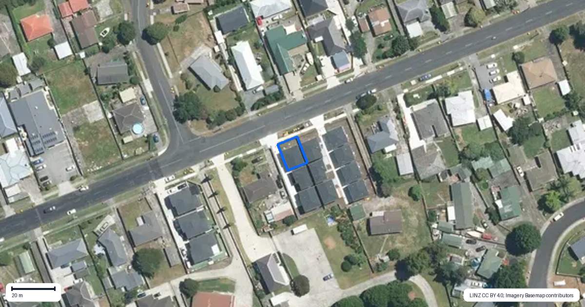 Property context map for 175 Old Wairoa Road, Papakura