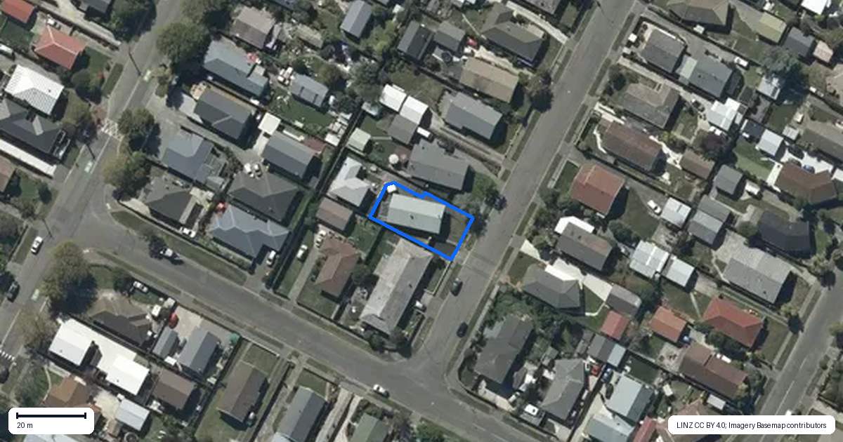 Property context map for 3 Staffa Street, Woolston, Christchurch