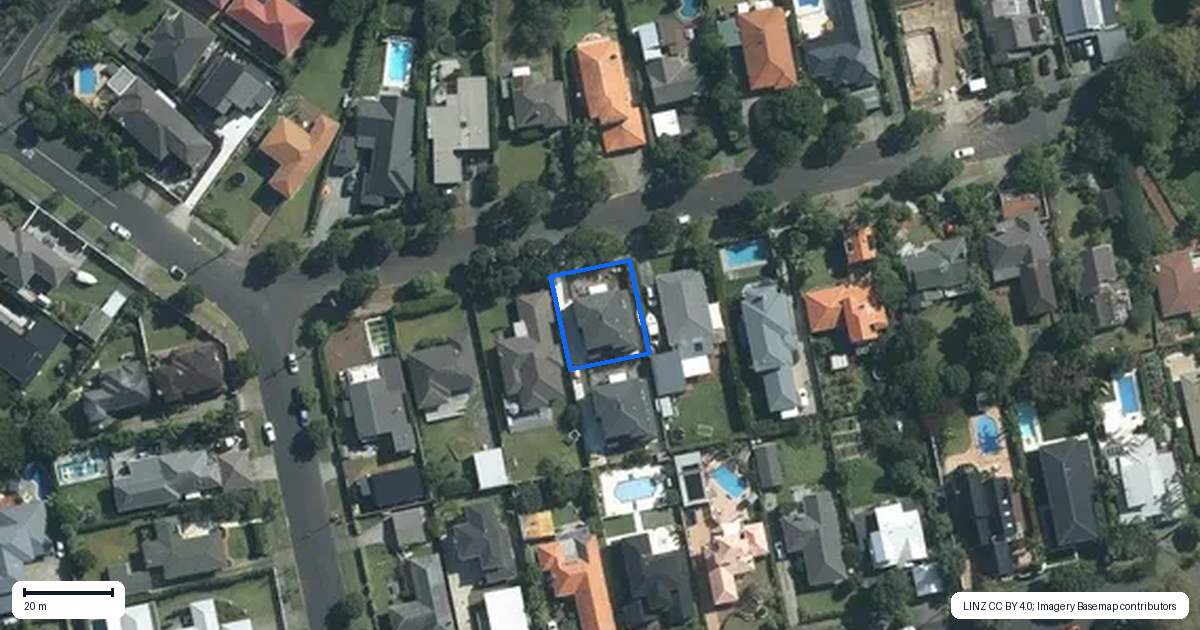 Property context map for 7 Evesham Avenue, Glendowie, Auckland