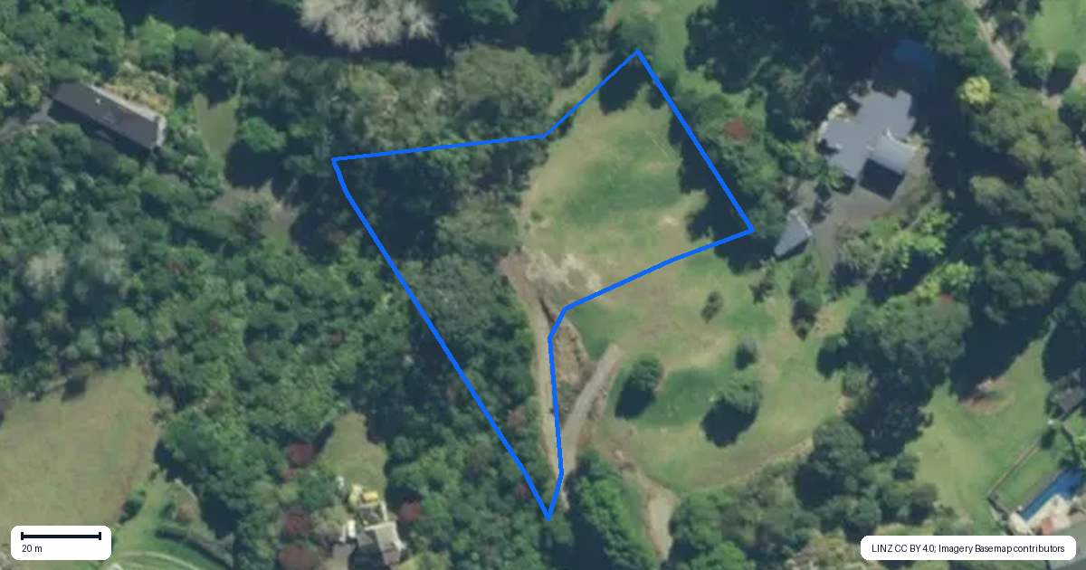 Property context map for 15C Greenway Drive, Kerikeri