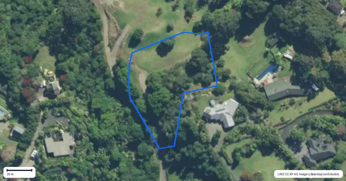 Property context map for 15A Greenway Drive, Kerikeri