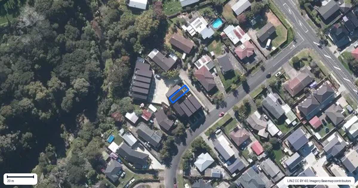 Property context map for 17E Tabitha Crescent, Henderson, Auckland