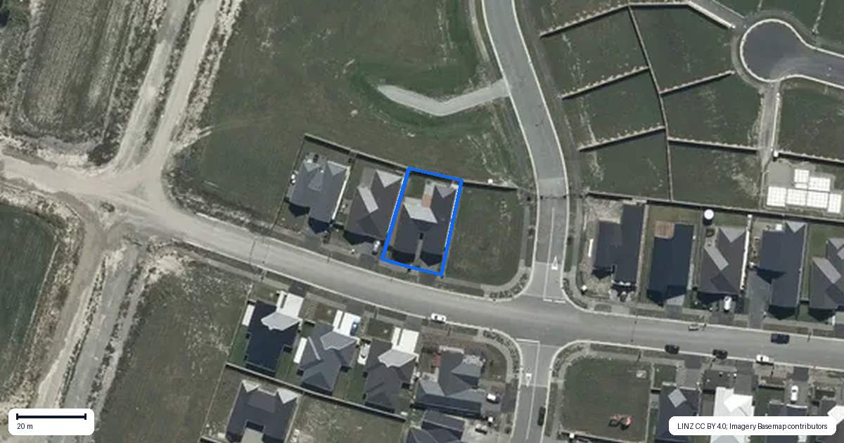 Property context map for 20 Accrington Drive, Marshland, Christchurch