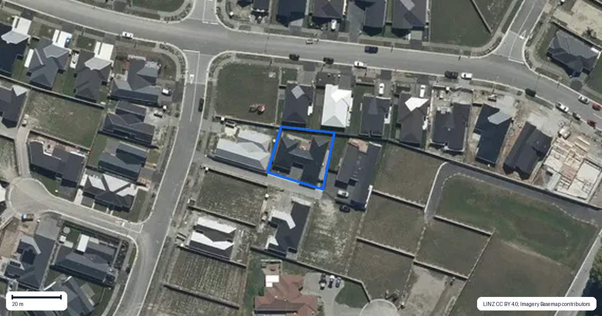 Property context map for 32 Burkett Street, Marshland, Christchurch