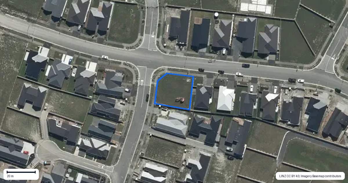 Property context map for 36 Burkett Street, Marshland, Christchurch