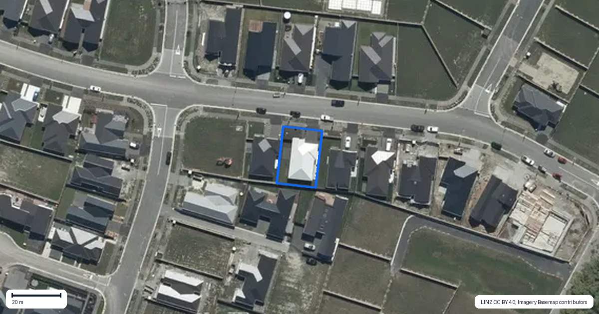 Property context map for 13 Accrington Drive, Marshland, Christchurch