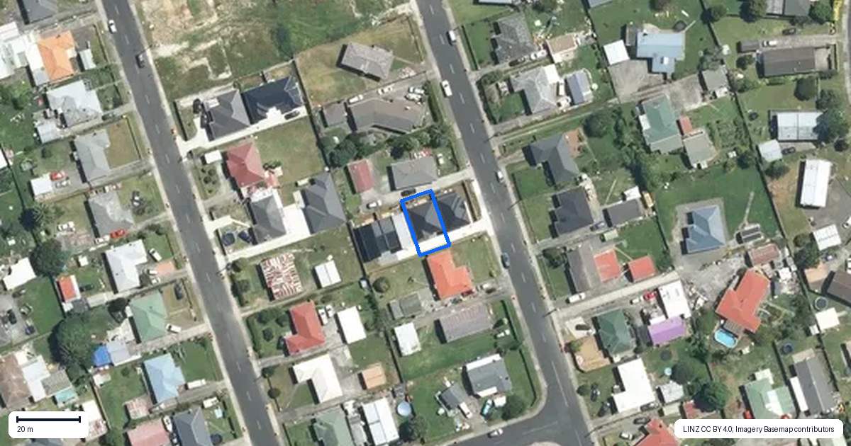 Property context map for 70B Cargill Street, Papakura