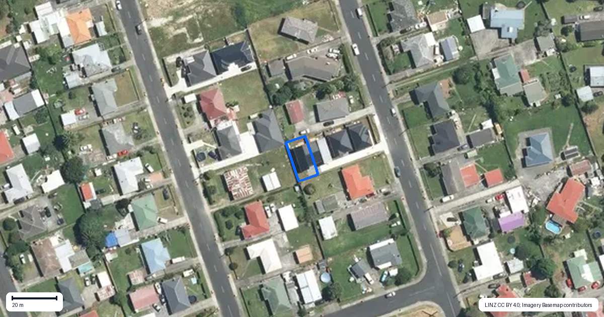 Property context map for 70D Cargill Street, Papakura