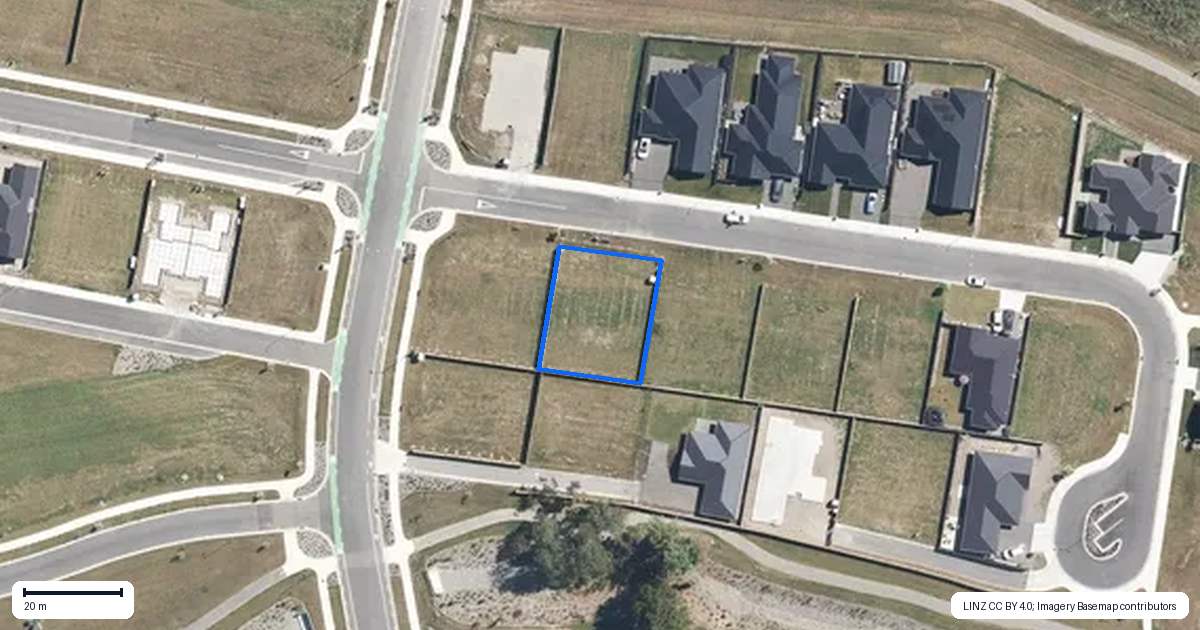 Property context map for 4 Cam Mill Place, Rangiora